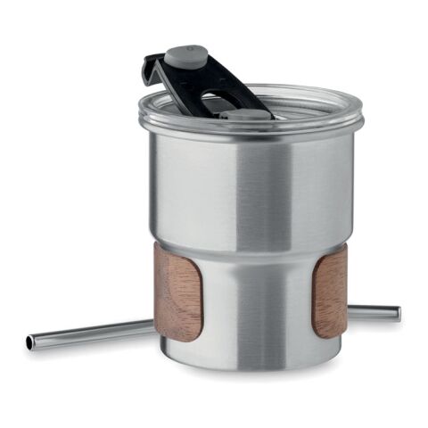 Single wall tumbler 260 ml matt silver | No Branding | not available | not available