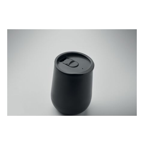 PP Double wall tumbler 300 ml black | No Branding | not available | not available