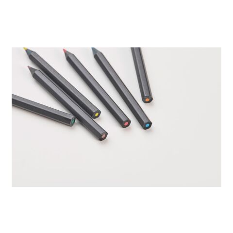 6 black colouring pencils black | No Branding | not available | not available | not available