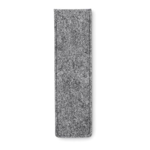 RPET felt pencil case grey | No Branding | not available | not available | not available