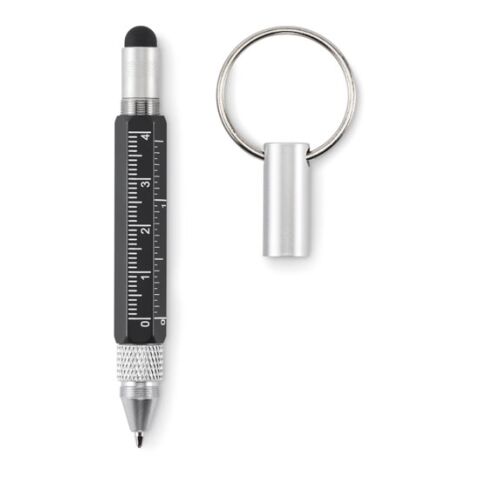 Key ring with twist action pen black | No Branding | not available | not available