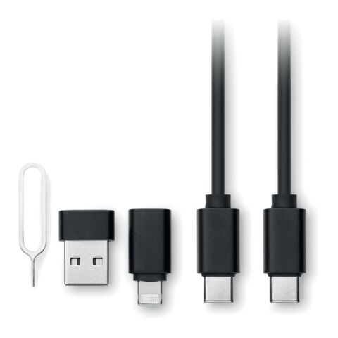 4 in 1 cable connector set 15W black | No Branding | not available | not available | not available