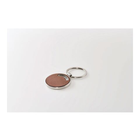 Round shape key ring brown | No Branding | not available | not available