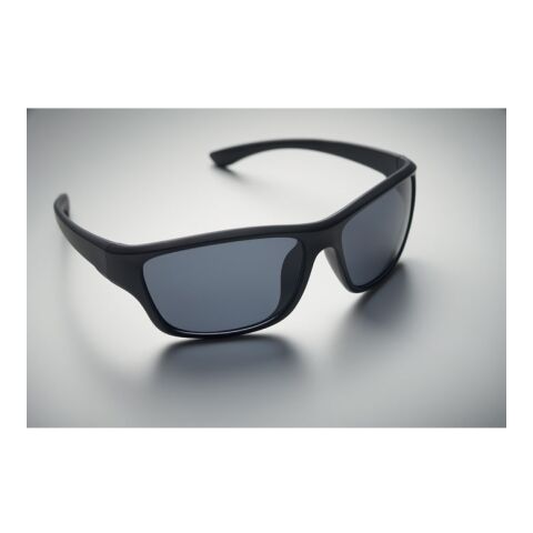 Mirrored sport sunglasses UV400 black | No Branding | not available | not available | not available