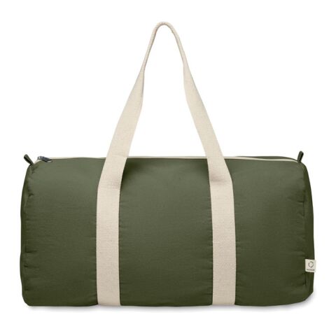Recycled cotton sports bag Army Green | No Branding | not available | not available | not available