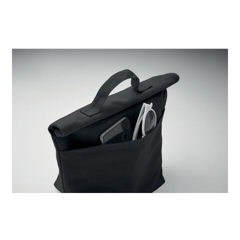 Recycled cotton cooler bag black | No Branding | not available | not available | not available