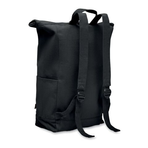 Roll top backpack 390 gr/m² black | No Branding | not available | not available | not available