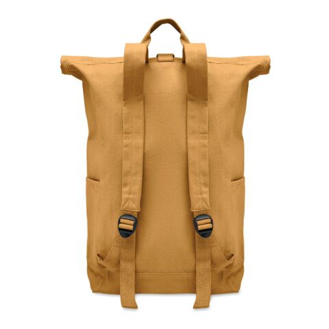 Roll top backpack 390 gr/m² Ochre | No Branding | not available | not available | not available