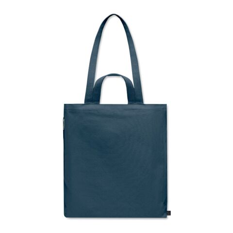 Recycled cotton shopping bag blue | No Branding | not available | not available | not available