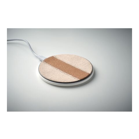 Cork wireless charger 15W white | No Branding | not available | not available