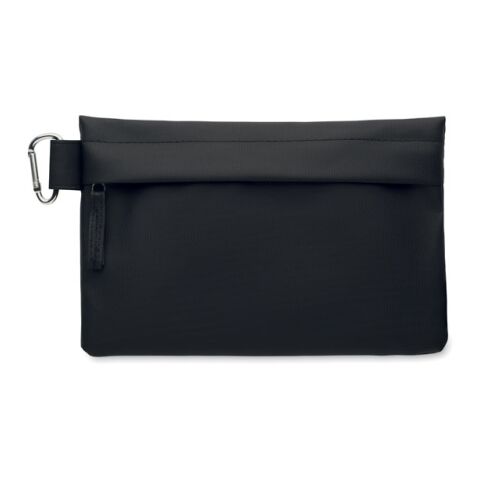 Organizer pouch in 600D RPET black | No Branding | not available | not available | not available