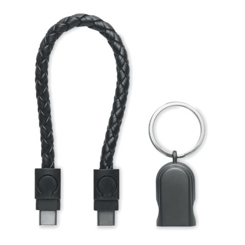 Key ring loop cable type-C black | No Branding | not available | not available | not available