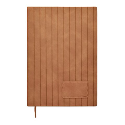 A5 notebook in smokey PU brown | No Branding | not available | not available | not available