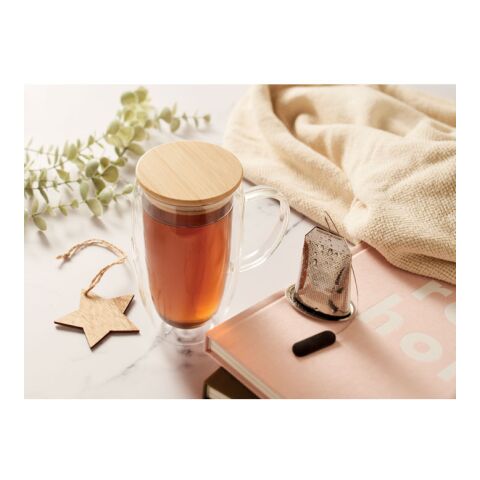 Double wall glass mug 450ml transparent | No Branding | not available | not available | not available