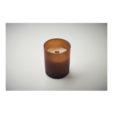 Plant based wax candle 80 gr brown | No Branding | not available | not available