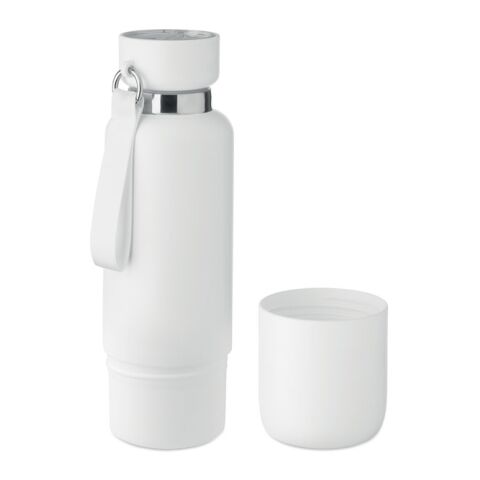 Double wall bottle 500ml white