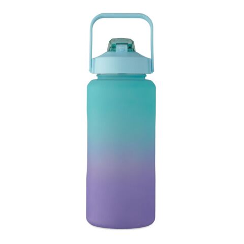 RPET water bottle 2000ml turquoise | No Branding | not available | not available | not available