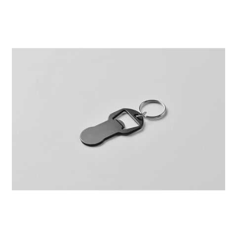 Recycled aluminium bottle opener k black | No Branding | not available | not available