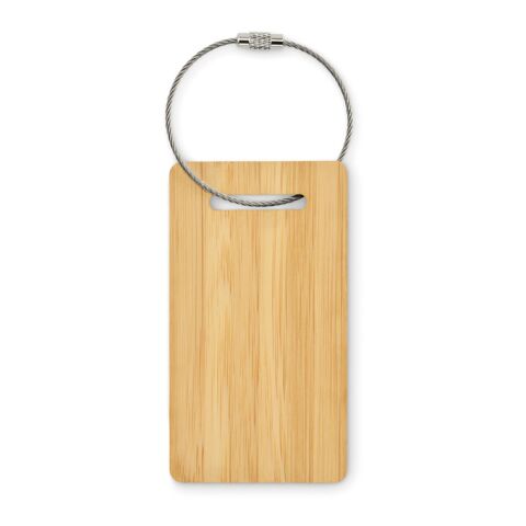 Bamboo luggage tag wood | No Branding | not available | not available