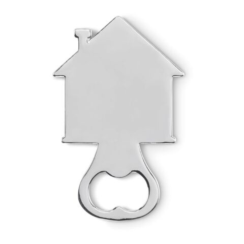 House shape bottle opener matt silver | No Branding | not available | not available