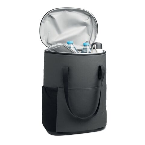 Cooler rucksack 600D RPET grey | No Branding | not available | not available | not available