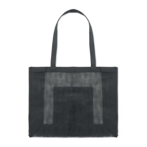 RPET mesh shopping bag black | No Branding | not available | not available | not available