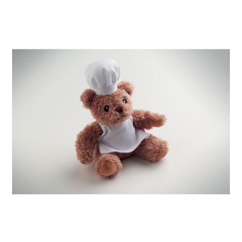 Teddy bear plush chef white | No Branding | not available | not available | not available