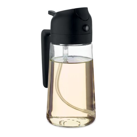 Glass oil dispenser &amp; sprayer black | No Branding | not available | not available