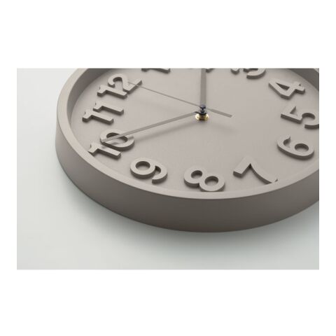 Wall clock in PP grey