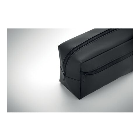 Toiletry bag in 600D RPET black | No Branding | not available | not available | not available