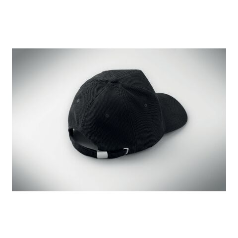 Corduroy 5 panel baseball cap black | No Branding | not available | not available | not available