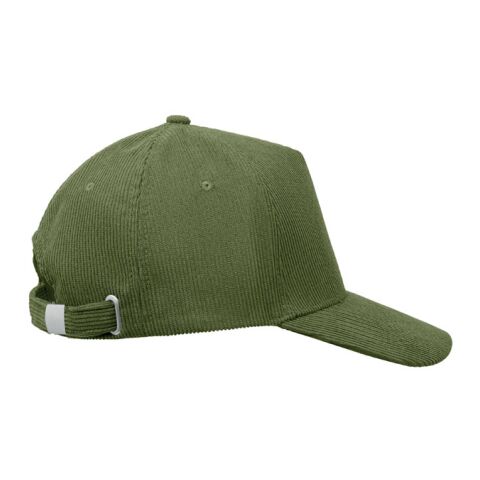 Corduroy 5 panel baseball cap Army Green | No Branding | not available | not available | not available