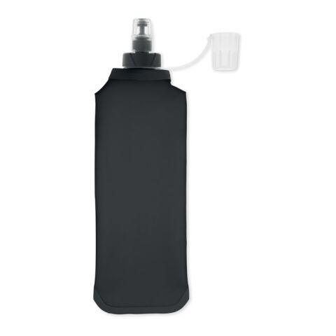 Foldable water bottle 500ml black | No Branding | not available | not available