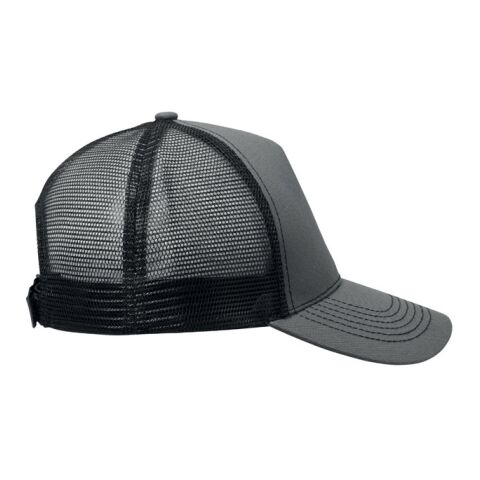 5 panel trucker cap grey