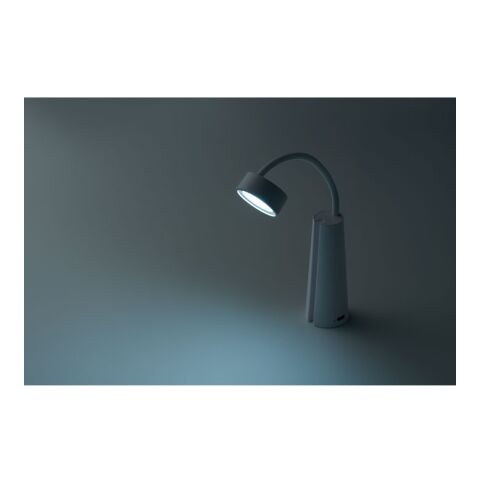 2-in-1 desk lamp and torch white