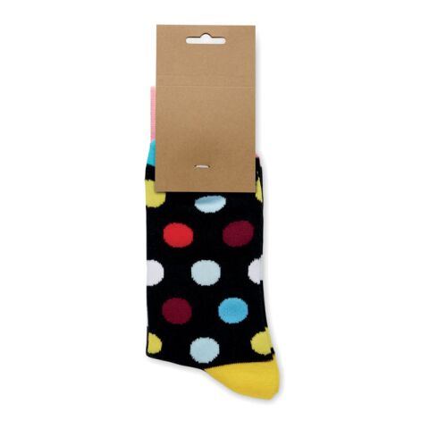 Funny patterned socks black