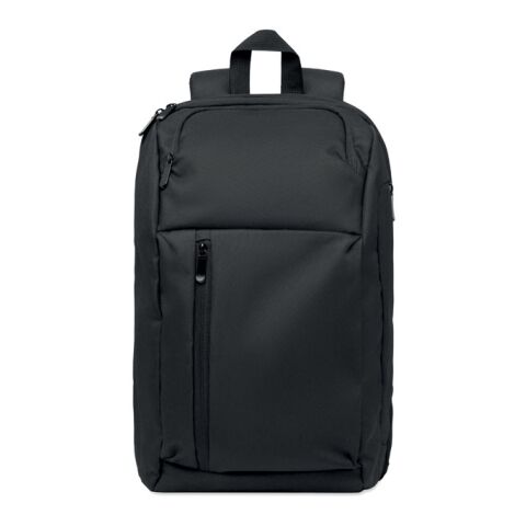 15" RPET laptop backpack 15L black