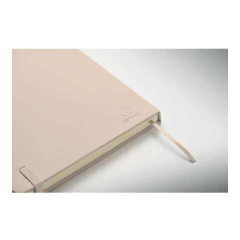A5 recycled PU notebook Off White