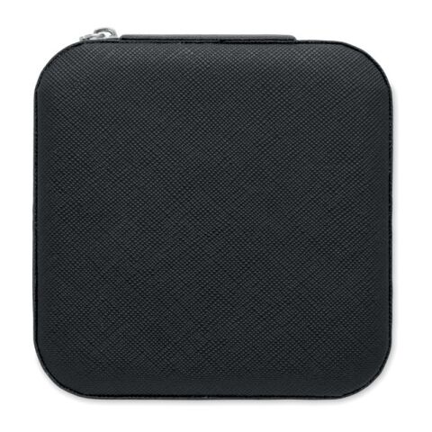 PU Travel jewellery box black