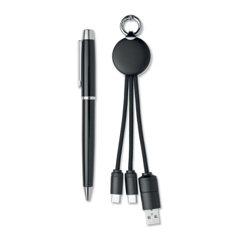 2 piece gift set in box black