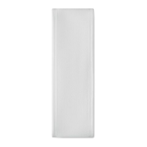 Adjustable microfibre hairband white