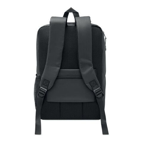 15" hard shell RPET backpack black