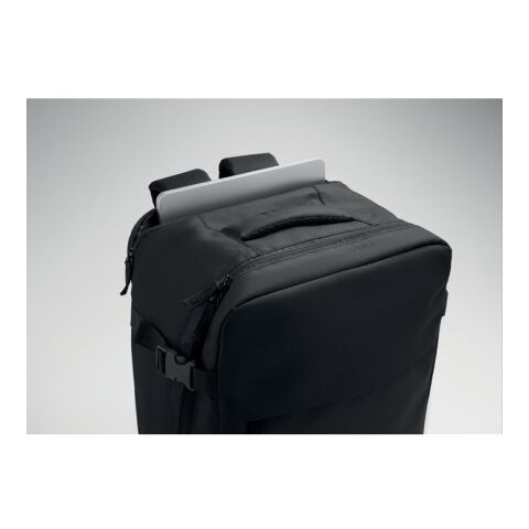 Extendable cabin backpack 20L black