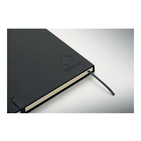 A5 recycled PU notebook set black