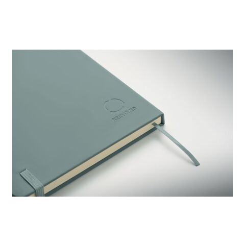 A5 recycled PU notebook set petrol