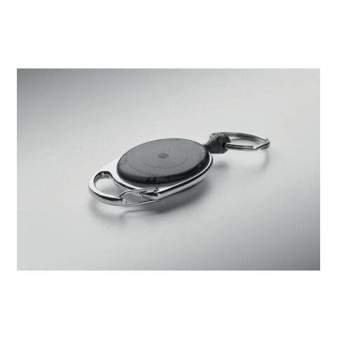 Retractable badge holder black