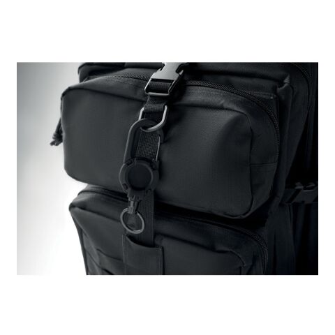 Retractable badge holder black