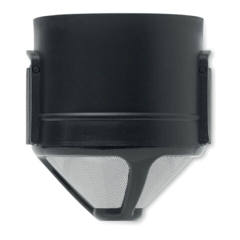 Double wall mug coffee filter black