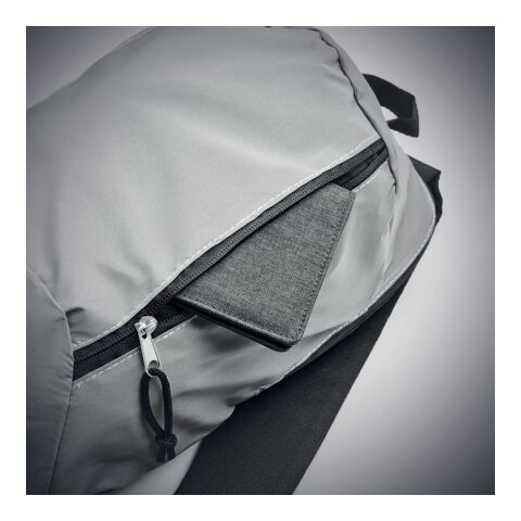 High reflective backpack 600D matt silver | No Branding | not available | not available