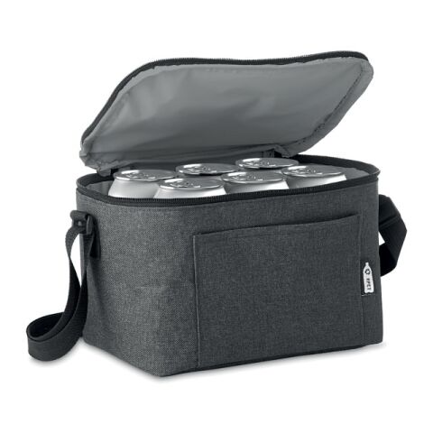 600D RPET Cooler bag for cans black | No Branding | not available | not available | not available